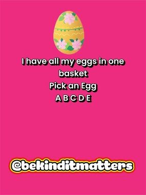 EGGS in the basket Flyer for live show
